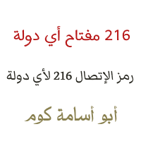 216 مفتاح اي دولة